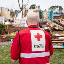 Red Cross Member in action courtesy of Google Images