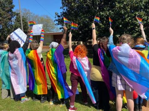 A photo of the walkout