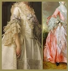 Dresses in the 18th century .