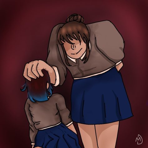 A representation of what Bullying can look like from an Artists perspective