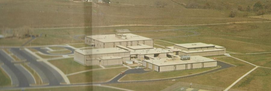 Brunswick High School in its first year of operation, circa 1966. 
