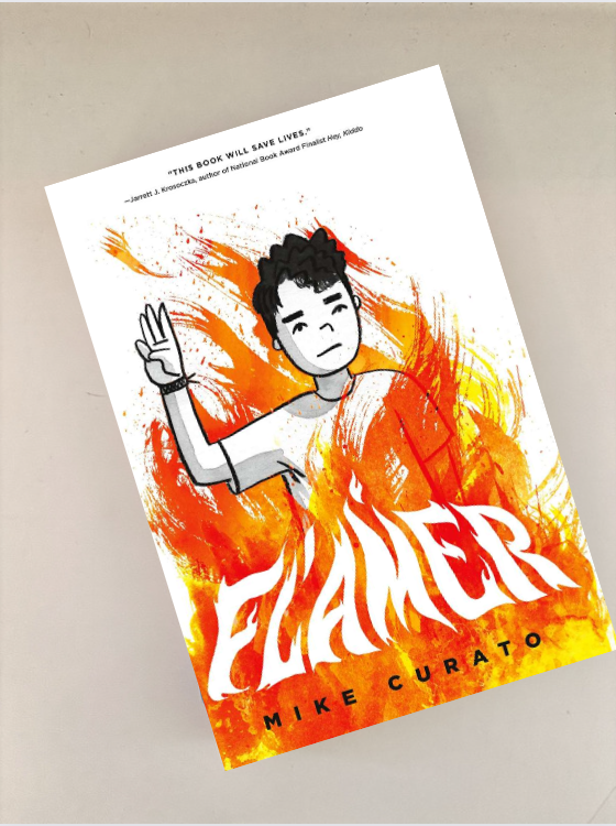 “Flamer” by Mike Curato (edited by Kylie Lancaster). 