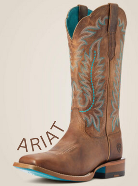 These boots are from Ariat International and are available on their website.