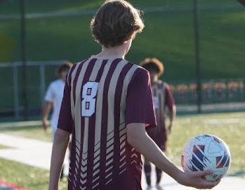 Carter gets ready for a throw in.  