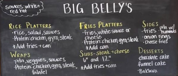 Big Belly’s is located in Point of Rocks, Maryland at 3710 Clay Street.