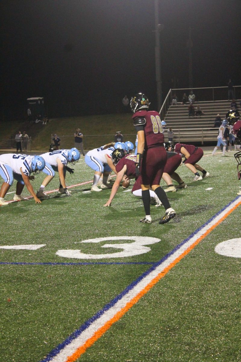 The Railroaders get ready to start the play.