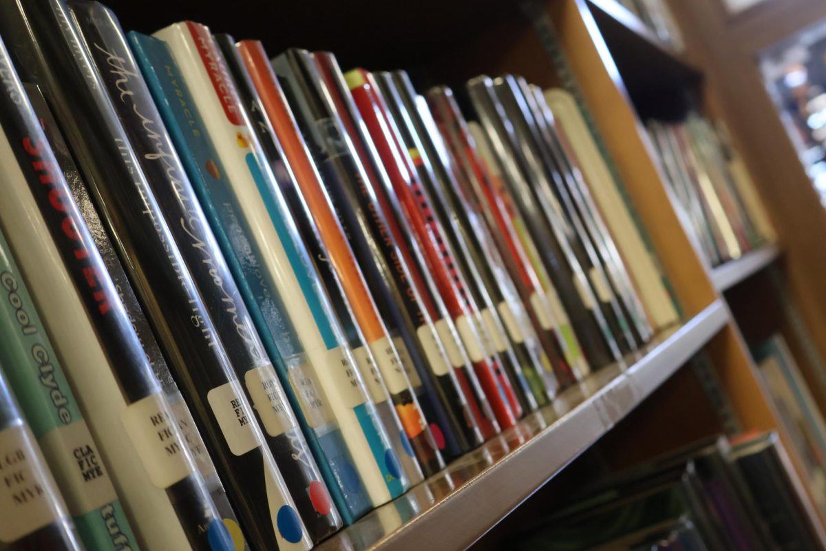 A BHS library bookshelf full of options to read.