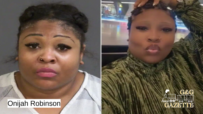 Robinson in a booking photo released by Charleston County Sheriff's Office/TikTok