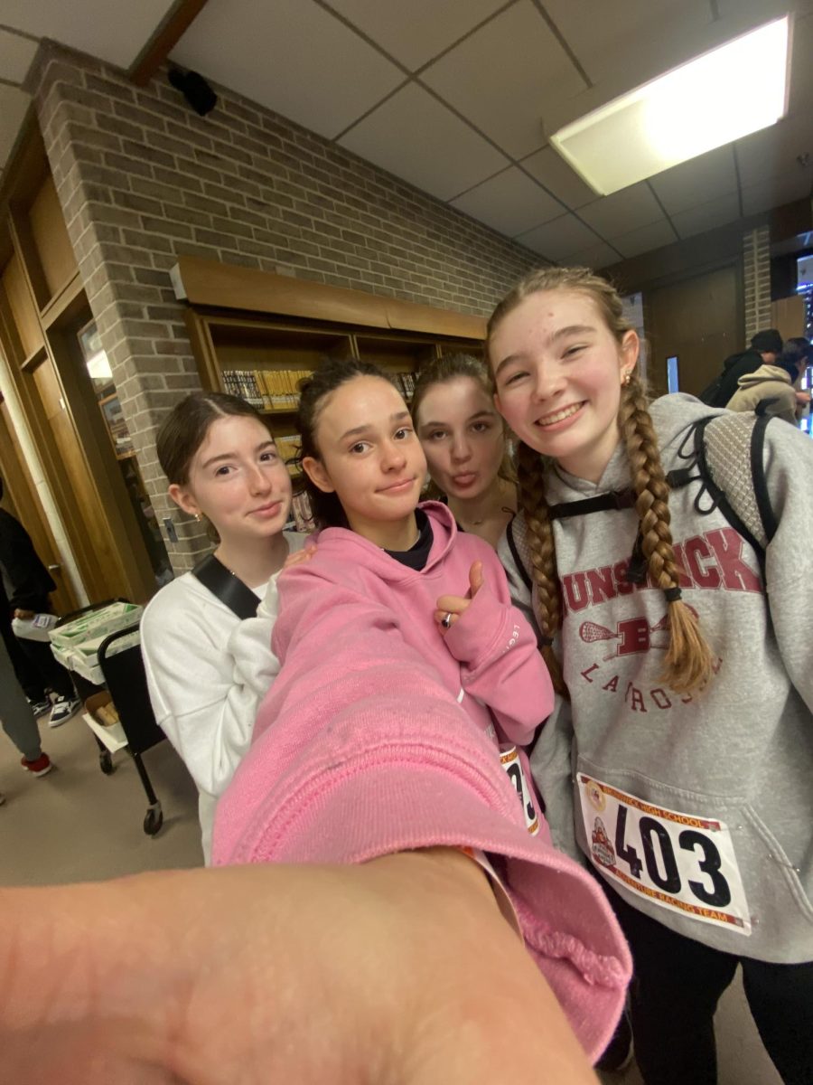 Clara Held, Aveline Murphy, Maggie Loeffler, and Jasmine Partyka. Photo used with permission from Mr. Jeremy Johnson.
