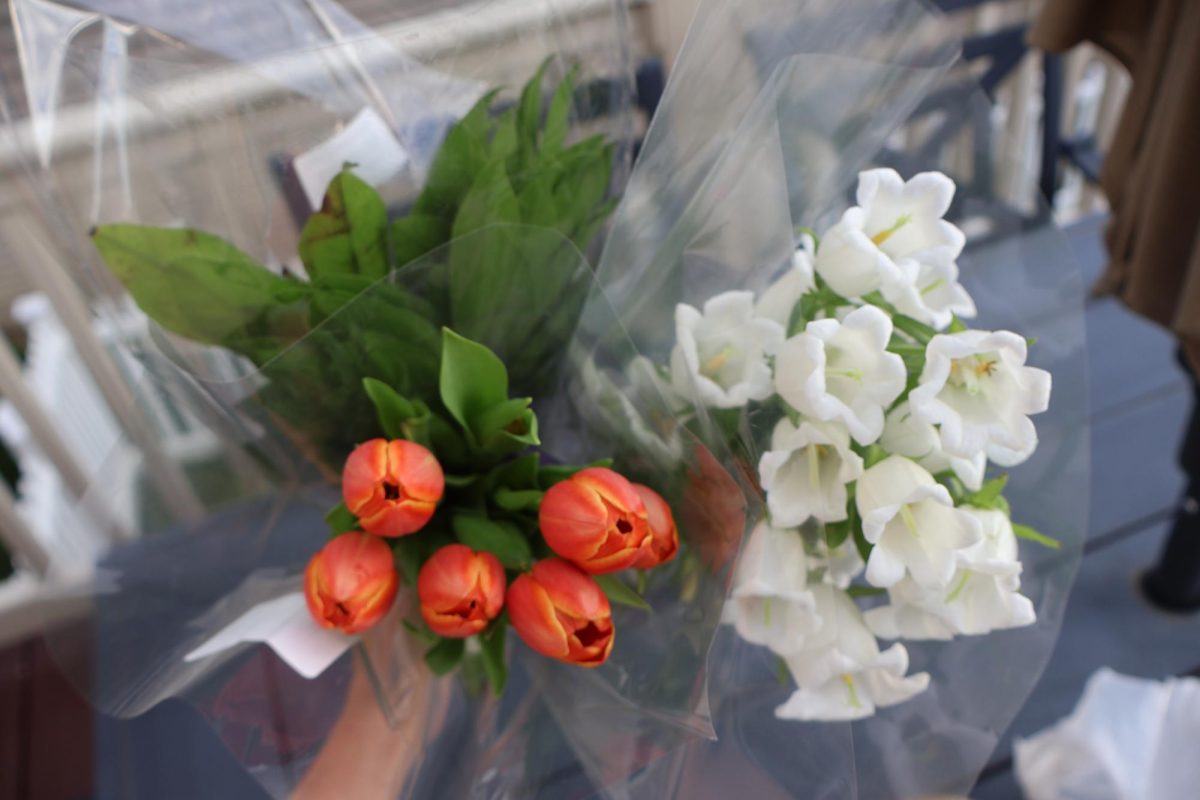 These are the flowers that were chosen for the bouquet, any flower works. The more flowers the better the bouquet.