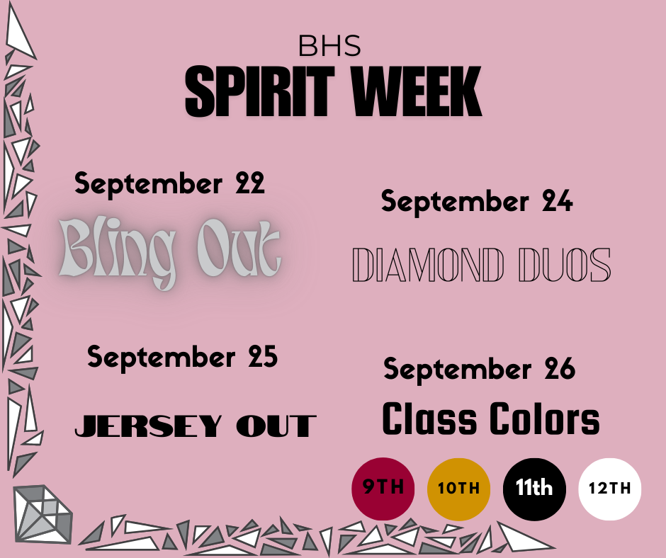 Spirit Week Graphic.