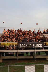 The Station was packed with students cheering on the varsity football team.