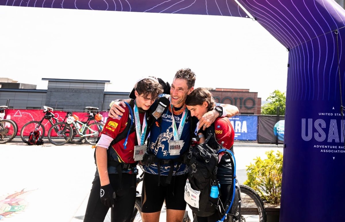 Jossalyn Henry, Logan Kieselbach, and Jesse Tubb had just crossed the finish line of their 30-hour race.