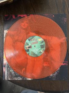 The 'Life of a Showgirl' record vinyl.