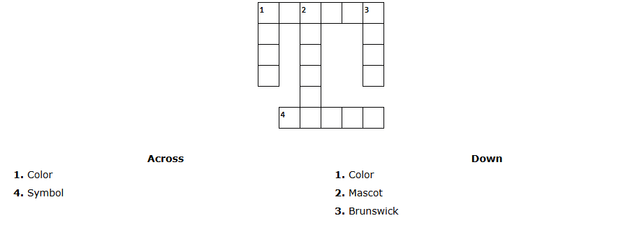Mini Crossword 1: Brunswick!