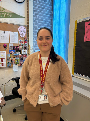 Señora Chavez-Brown poses for a smile during Hispanic Heritage Month.