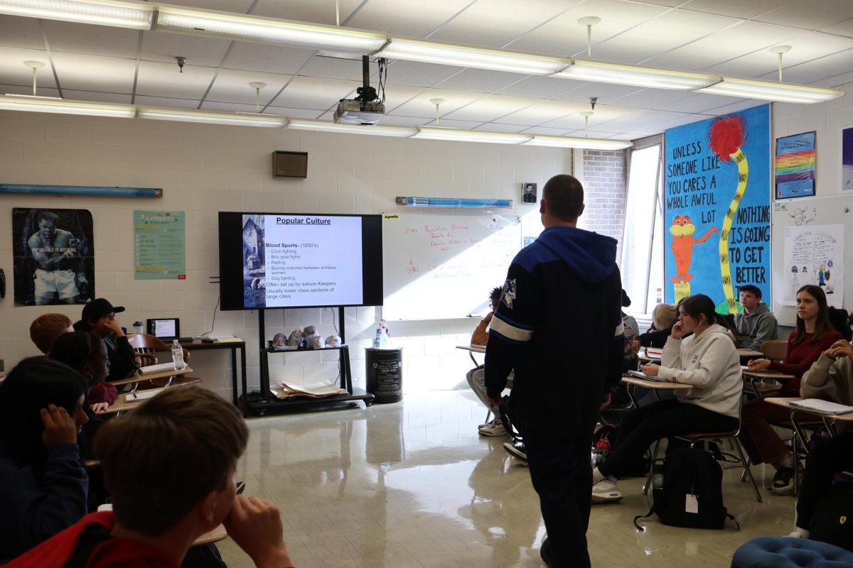 Mr. Smith teaching his AP Seminar students about ...