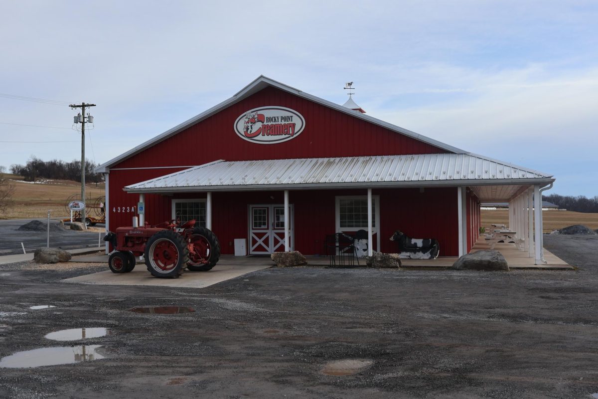 Rocky Point Creamery family owned, local, cow to cone ice cream shop with something to do for all members of the family.