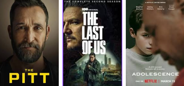 Here are the top three shows ranging from sci-fi to hospital drama. Photos from Johnwell & R.Scott Gemmil Productions, Sony Pictures Television, and Warp Films. 