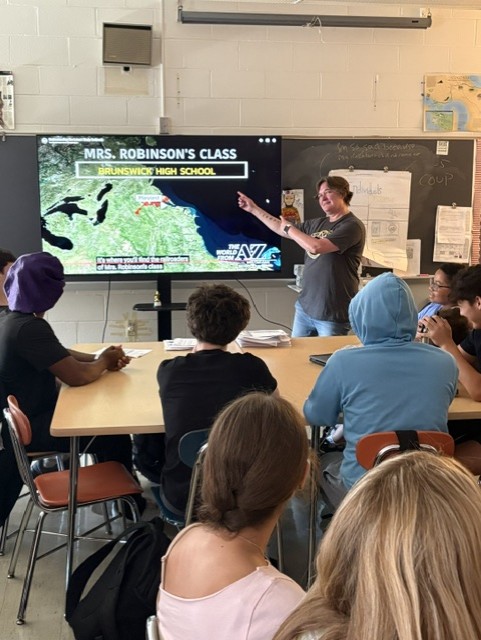 Mrs. Robinson's class is featured on CNN10.