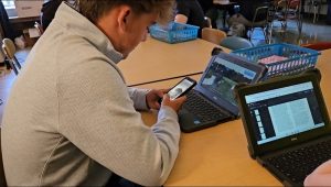 Students at Brunswick High School can be distracted when offered time to be on their phones.